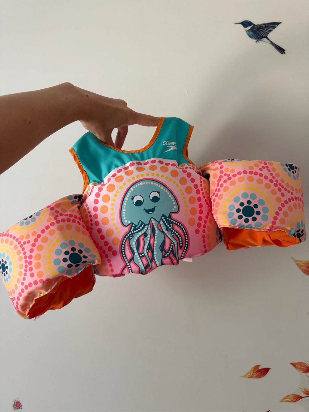 Speedo Pink, Teal & Orange Kids' Jellyfish Swim Bib